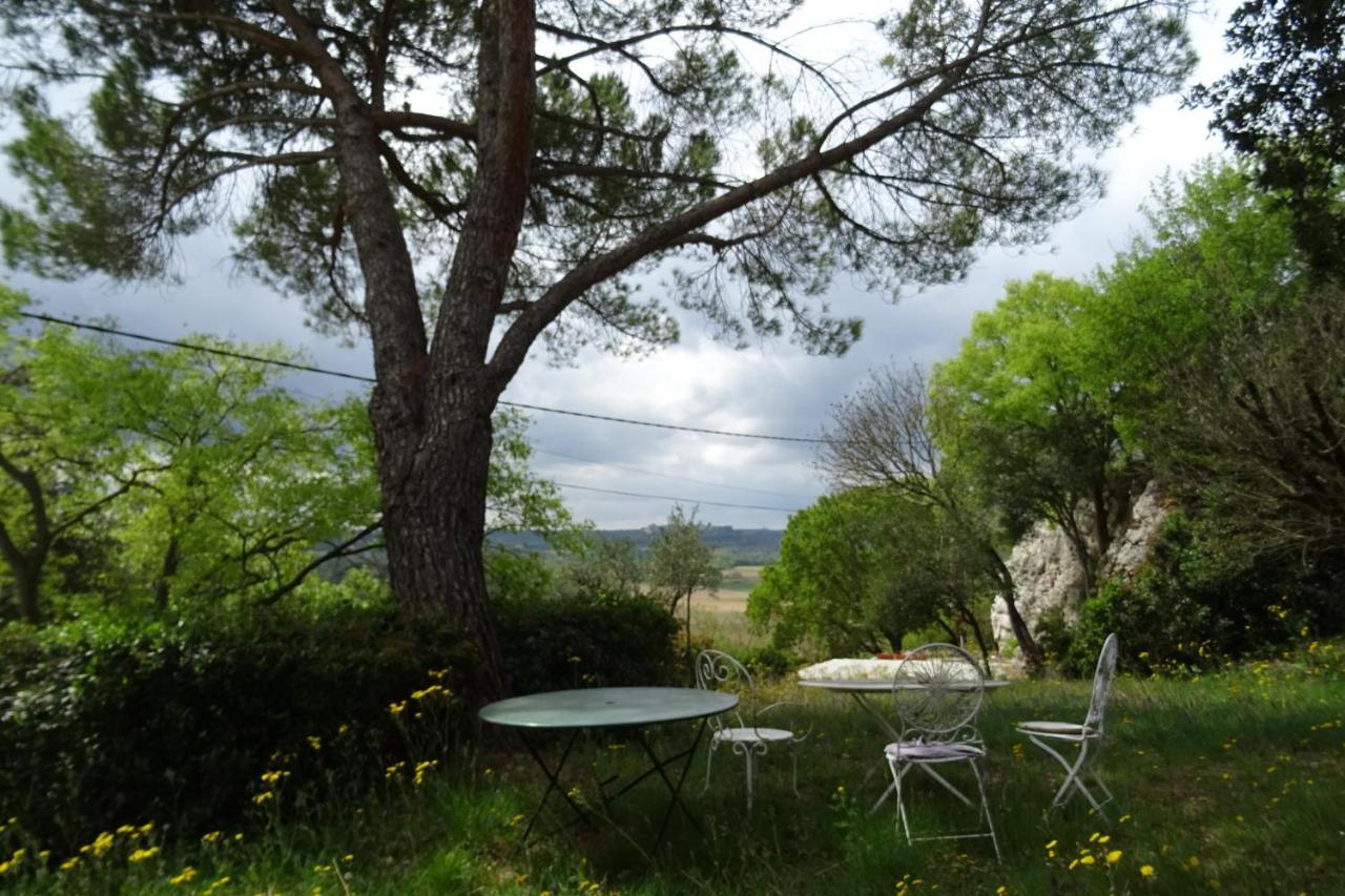 Mas En Pierres Seches Avec Piscine Villa Lussan  Bagian luar foto